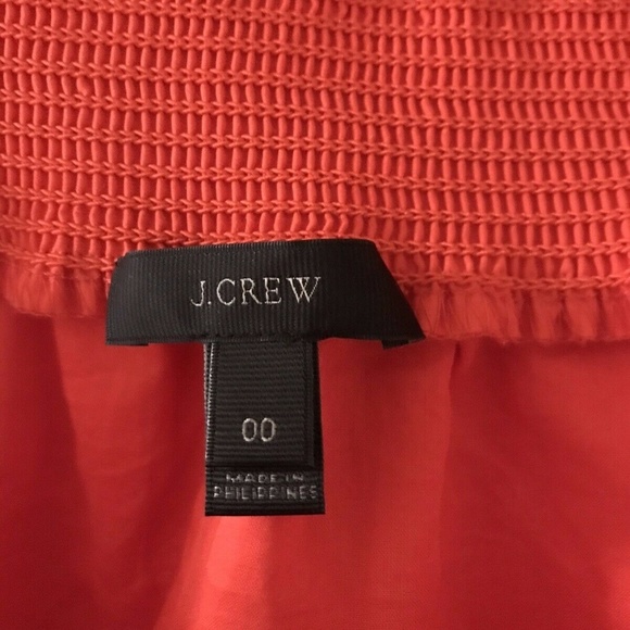 J Crew | Womens Orange Off The Shoulder Dress - Picture 3 of 3